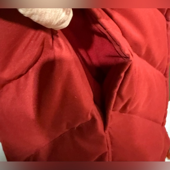 Kenneth Cole Reaction Mixed Fill Down Men’s Quilted Winter Coat. Red Size Large - Picture 9 of 14